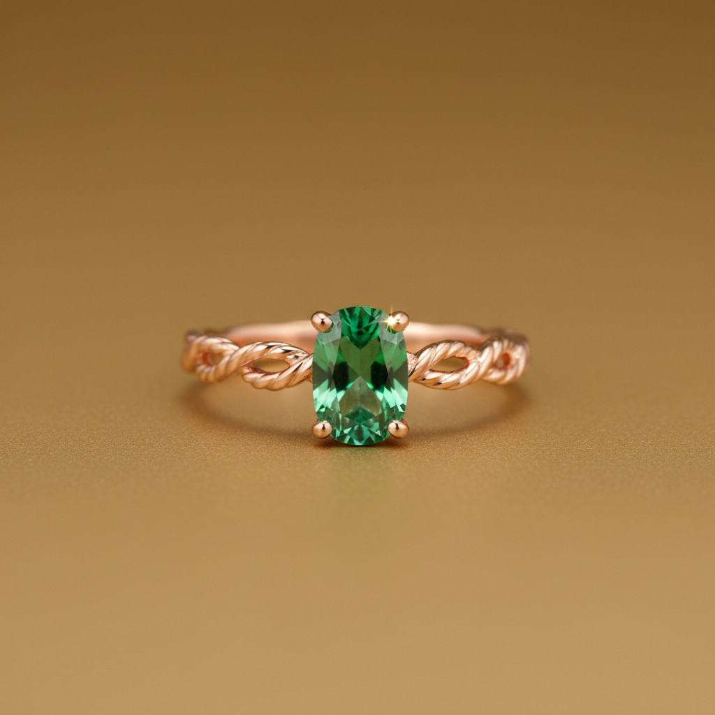 Gold Gemstone Ring 